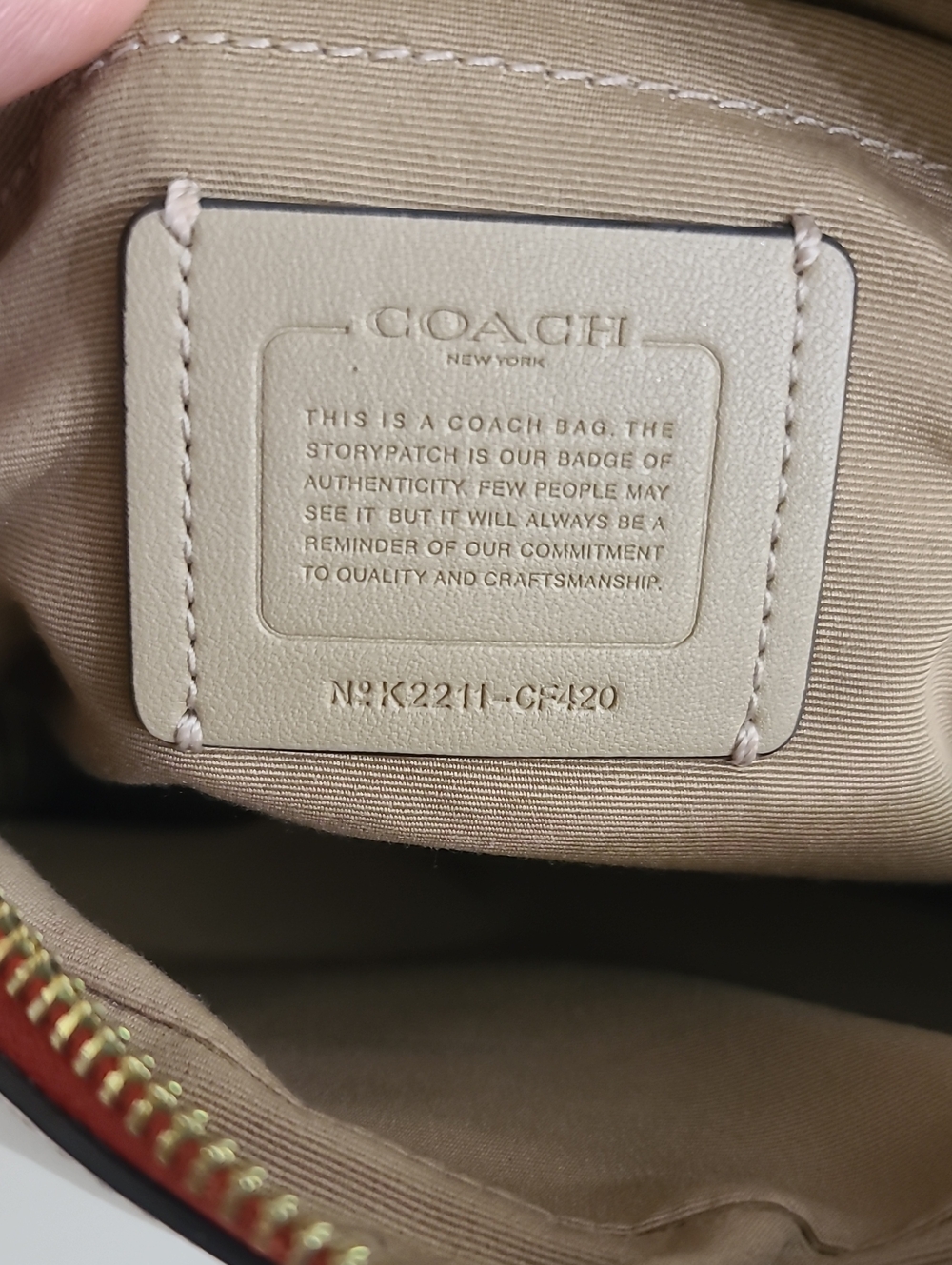 Coach Jamie Camera Bag with Heart Cherry Print ๐ - Picture 7 of 16